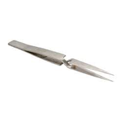 Value Collection - 4-7/8" OAL NAA Reverse Action Tweezers - Long & Strong Point - Caliber Tooling