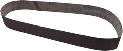 3M - 2" Wide x 48" OAL, 120 Grit, Aluminum Oxide Abrasive Belt - Aluminum Oxide, Fine, Coated, X Weighted Cloth Backing, Series 241D - Caliber Tooling