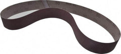 3M - 2" Wide x 48" OAL, 80 Grit, Aluminum Oxide Abrasive Belt - Aluminum Oxide, Medium, Coated, X Weighted Cloth Backing, Series 341D - Caliber Tooling