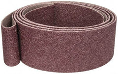 3M - 2" Wide x 118" OAL, 120 Grit, Aluminum Oxide Abrasive Belt - Aluminum Oxide, Coated, Cloth Backing, Series 302D - Caliber Tooling