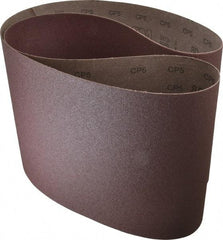 3M - 10" Wide x 70-1/2" OAL, 80 Grit, Aluminum Oxide Abrasive Belt - Aluminum Oxide, Medium, Coated, X Weighted Cloth Backing, Series 341D - Caliber Tooling