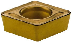 Kennametal - CPMT21.52 MF Grade KC9125 Carbide Turning Insert - TiCN/Al2O3/TiCN/TiN Finish, 80° Diamond, 1/4" Inscr Circle, 3/32" Thick, 1/32" Corner Radius - Caliber Tooling