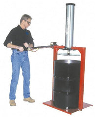 Made in USA - Air Powered Compactor - 2,600 Lb (100 psi) & 3,900 Lb (150 psi), 76" High x 36" Wide x 27" Deep - Caliber Tooling