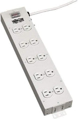 Tripp-Lite - 10 Outlets, 120 VAC15 Amps, 15' Cord, Power Outlet Strip - Keyhole, Tab Mount, 5-15 NEMA Configuration, 17-1/2" Strip - Caliber Tooling