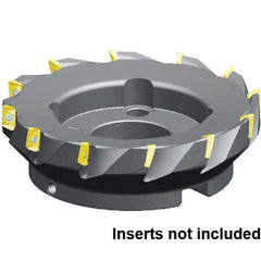 Kennametal - 80mm Cut Diam, 27mm Arbor Hole Diam, Indexable Square-Shoulder Face Mill - Caliber Tooling