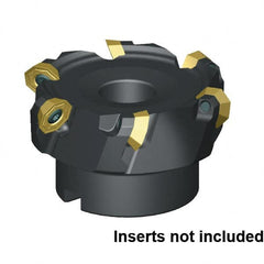 Kennametal - 160mm Cut Diam, 40mm Arbor Hole Diam, Indexable Square-Shoulder Face Mill - Caliber Tooling