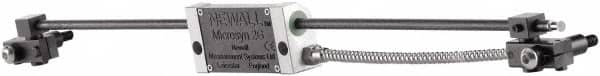 Newall - 8" Max Measuring Range, 5 µm Resolution, 15.4" Scale Length, Inductive DRO Linear Scale - 10 µm Accuracy, IP67, 11.48' Cable Length, Series Microsyn 2G Encoder - Caliber Tooling