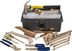 Ampco - 16 Piece Nonsparking Tool Set - Comes in Tool Box - Caliber Tooling