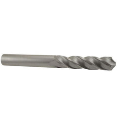 OSG - 1/2" Diam, 2" LOC, 4 Flute Solid Carbide Ball End Mill - Uncoated, Single End, 4" OAL, 1/2" Shank Diam, Spiral Flute - Caliber Tooling