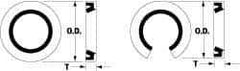 Thomson Industries - 1" Diam, Stainless Steel Bearing Seal for Open External Housing - 3/16" Wide x 1.567" Outside Diam - Caliber Tooling