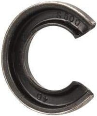 Thomson Industries - 1/2" Diam, Steel Bearing Seal for Open External Housing - 1/8" Wide x 0.879" Outside Diam - Caliber Tooling