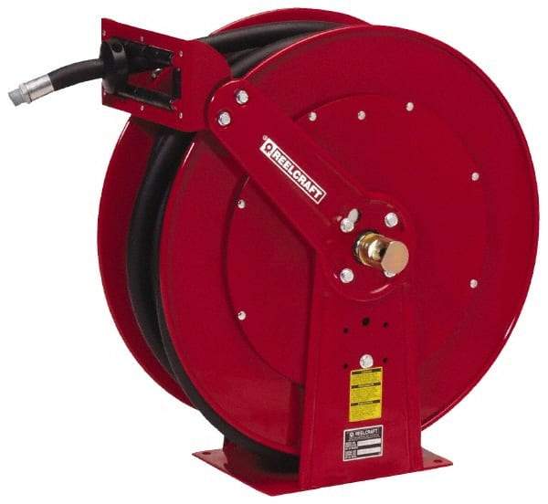 Reelcraft - 50' Spring Retractable Hose Reel - 250 psi, Hose Included - Caliber Tooling