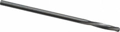 Magafor - 2.159mm Solid Carbide 4 Flute Chucking Reamer - Spiral Flute, 0.085" Straight Shank, 7/16" Flute Length, 1-31/32" OAL - Caliber Tooling