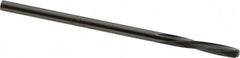 Magafor - 2.2301mm Solid Carbide 4 Flute Chucking Reamer - Spiral Flute, 0.0878" Straight Shank, 7/16" Flute Length, 1-31/32" OAL - Caliber Tooling