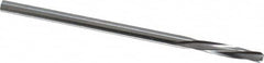 Magafor - 2.3292mm Solid Carbide 4 Flute Chucking Reamer - Spiral Flute, 0.0917" Straight Shank, 7/16" Flute Length, 1-31/32" OAL - Caliber Tooling