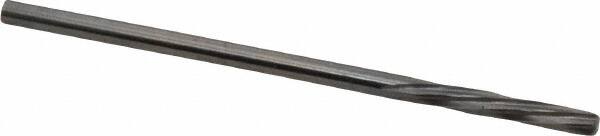 Magafor - 2.4105mm Solid Carbide 6 Flute Chucking Reamer - Spiral Flute, 0.0949" Straight Shank, 19/32" Flute Length, 2-1/4" OAL - Caliber Tooling