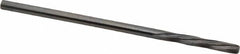 Magafor - 2.4105mm Solid Carbide 6 Flute Chucking Reamer - Spiral Flute, 0.0949" Straight Shank, 19/32" Flute Length, 2-1/4" OAL - Caliber Tooling