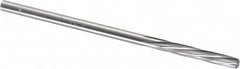 Magafor - 2.54mm Solid Carbide 6 Flute Chucking Reamer - Spiral Flute, 2.54mm Straight Shank, 19/32" Flute Length, 2-1/4" OAL - Caliber Tooling