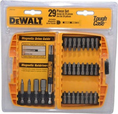 DeWALT - 29 Piece, Screwdriver Bit Set - #1, #2 & #3 Phillips, #1, #2 & #3 Square Recess, #6, #8 & #10 Slotted - Caliber Tooling