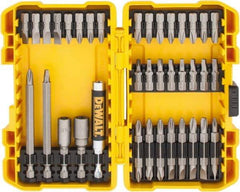 DeWALT - 37 Piece, Screwdriver Bit Set - #1, #2 & #3 Phillips, #1, #2 & #3 Square Recess, #6, #8 & #10 Slotted - Caliber Tooling