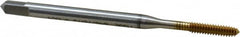 Emuge - #4-40 UNC 2BX Modified Bottoming Thread Forming Tap - High Speed Steel, TiN Finish, 2.205" OAL, 0.433" Thread Length, Series Rekord Druck-S - Caliber Tooling