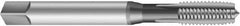 Emuge - 9/16-18 UNF 2BX 4 Flute Nitride Finish Cobalt Straight Flute Machine Tap - Modified Bottoming, Right Hand Thread, 3.937" OAL, 0.866" Thread Length, Oversize - Caliber Tooling