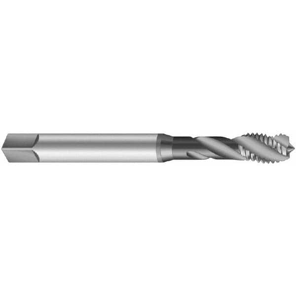 Emuge - 1-3/8 - 8 UNS, 5 Flute, Oxide Finish Cobalt Medium Spiral Flute Tap - Caliber Tooling