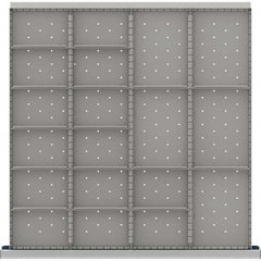 LISTA - 19-Compartment Drawer Divider Layout for 3.15" High Drawers - Caliber Tooling