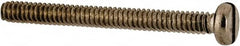 Value Collection - M1.6x0.35 Metric Coarse, 16mm Length Under Head Slotted Drive Machine Screw - Fillister Head, Grade 316 & A4 Stainless Steel, Uncoated, Without Washer - Caliber Tooling