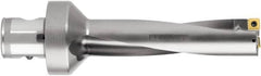 Komet - 136mm Max Drill Depth, 4xD, 33.5mm Diam, Indexable Insert Drill - 2 Inserts, ABS 63 Modular Connection Shank - Caliber Tooling