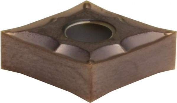 Sumitomo - CNGG430 ESU Grade AC520U Carbide Turning Insert - TiAlN/AlCrN Finish, 80° Diamond, 1/2" Inscr Circle, 3/16" Thick, 0.0039" Corner Radius - Caliber Tooling