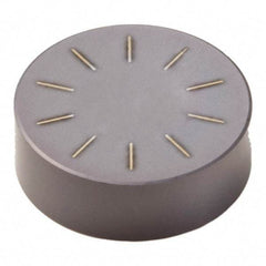 Seco - RNGN42 S Grade CBN010 PCBN Turning Insert - Round, 1/2" Inscr Circle, 1/8" Thick - Caliber Tooling