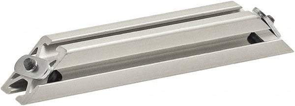 80/20 Inc. - 25mm Wide, Open Shelving Accessory/Component - Aluminum, Clear Anodized Finish, 160mm Long, Use with 2525 - Caliber Tooling