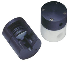 Plast-O-Matic - 1/4" Pipe, 100 Max psi, Diaphragm Valve - Female NPT End Connection, PVC - Caliber Tooling