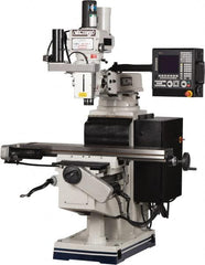 Vectrax - 54" Long x 10" Wide, 3 Phase Fagor 3 Axis 8055i CNC Milling Machine - Variable Speed Pulley Control, NT40 Taper, 5 hp - Caliber Tooling