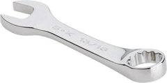 SK - 13/16" 12 Point Offset Combination Wrench - 15° Offset Angle, 6" OAL, Steel, Chrome Finish - Caliber Tooling