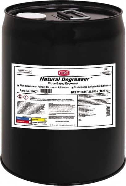 CRC - 5 Gal Bucket Cleaner/Degreaser - Liquid, Unscented - Caliber Tooling