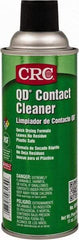 CRC - 11 Ounce Aerosol Contact Cleaner - 0°F Flash Point, 22,600 Volt Dielectric Strength, Flammable, Food Grade, Plastic Safe - Caliber Tooling