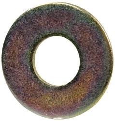 Made in USA - 7/8" Screw, Grade 8 Alloy Steel USS Flat Washer - 0.937" ID x 2-1/4" OD, 0.192" Thick, Zinc Yellow Dichromate Finish - Caliber Tooling