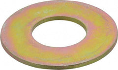 Made in USA - 1-1/4" Screw, Grade 8 Alloy Steel USS Flat Washer - 1.368" ID x 3.03" OD, 0.192" Thick, Zinc Yellow Dichromate Finish - Caliber Tooling