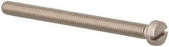 Value Collection - M5x0.80 Metric Coarse, 60mm Length Under Head Slotted Drive Machine Screw - Fillister Head, Grade 316 & A4 Stainless Steel, Uncoated, Without Washer - Caliber Tooling