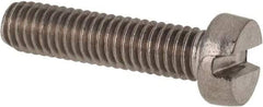 Value Collection - M6x1.00 Metric Coarse, 25mm Length Under Head Slotted Drive Machine Screw - Fillister Head, Grade 316 & A4 Stainless Steel, Uncoated, Without Washer - Caliber Tooling