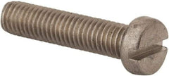 Value Collection - M8x1.25 Metric Coarse, 35mm Length Under Head Slotted Drive Machine Screw - Fillister Head, Grade 316 & A4 Stainless Steel, Uncoated, Without Washer - Caliber Tooling