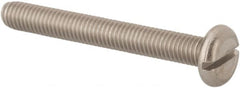 Value Collection - M5x0.80 Metric Coarse, 40mm Length Under Head Slotted Drive Machine Screw - Pan Head, Grade 316 & A4 Stainless Steel, Uncoated, Without Washer - Caliber Tooling