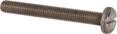 Value Collection - M8x1.25 Metric Coarse, 70mm Length Under Head Slotted Drive Machine Screw - Pan Head, Grade 316 & A4 Stainless Steel, Uncoated, Without Washer - Caliber Tooling