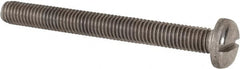 Value Collection - M8x1.25, 75mm Length Under Head Slotted Drive Machine Screw - Pan Head, Grade 316 & A4 Stainless Steel, Uncoated, Without Washer - Caliber Tooling