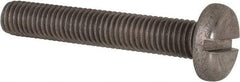 Value Collection - M10x1.50, 60mm Length Under Head Slotted Drive Machine Screw - Pan Head, Grade 316 & A4 Stainless Steel, Uncoated, Without Washer - Caliber Tooling