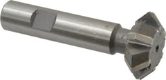 Whitney Tool Co. - 1-3/8° 1-3/8" Cut Diam, 1/2" Cut Width, 5/8" Shank, Carbide-Tipped Double-Angle Cutter - Caliber Tooling