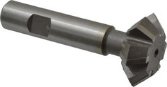 Whitney Tool Co. - 1-1/2° 1-1/2" Cut Diam, 9/16" Cut Width, 5/8" Shank, Carbide-Tipped Double-Angle Cutter - Caliber Tooling