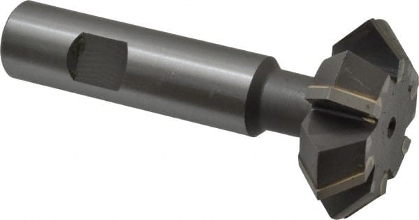 Whitney Tool Co. - 1-7/8° 1-7/8" Cut Diam, 5/8" Cut Width, 3/4" Shank, Carbide-Tipped Double-Angle Cutter - Caliber Tooling